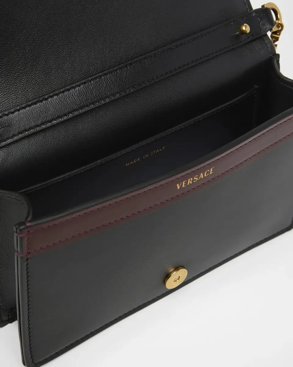 Versace Mini Medusa Nappa Leather Crossbody Bag | Thumbnail 4 Versace Mini Medusa Nappa Leather Crossbody Bag | Thumbnail 4
