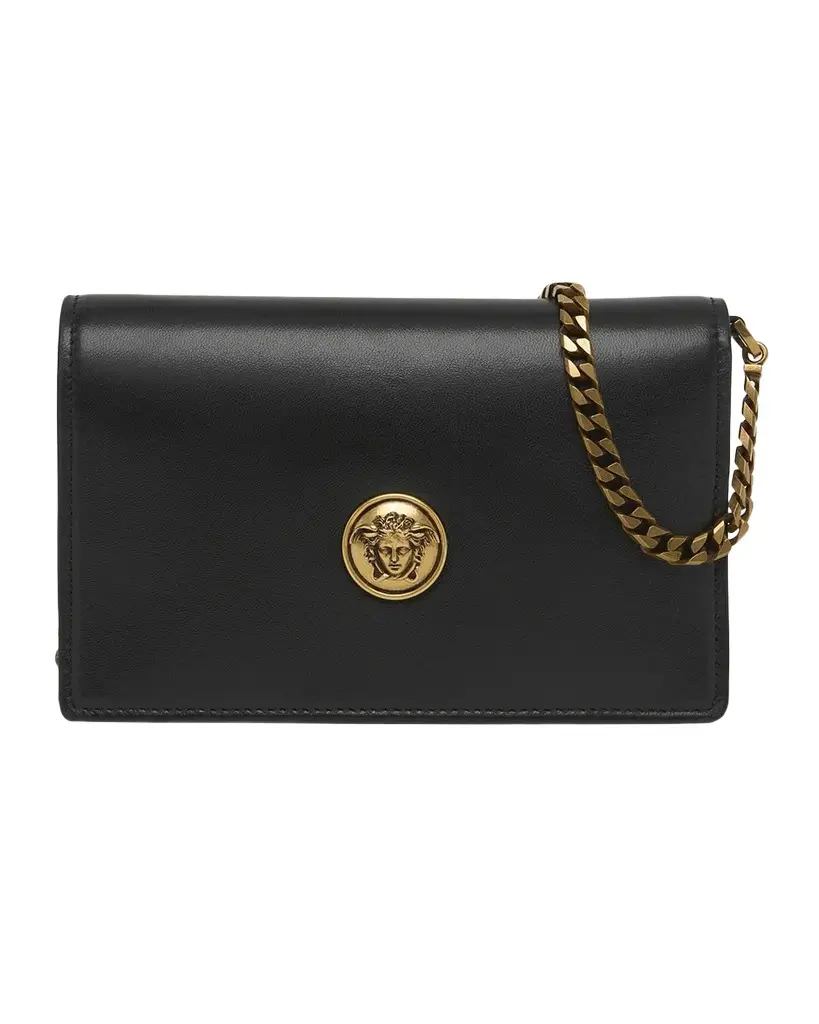 Versace Mini Medusa Nappa Leather Crossbody Bag | Image 1 Versace Mini Medusa Nappa Leather Crossbody Bag | Image 1