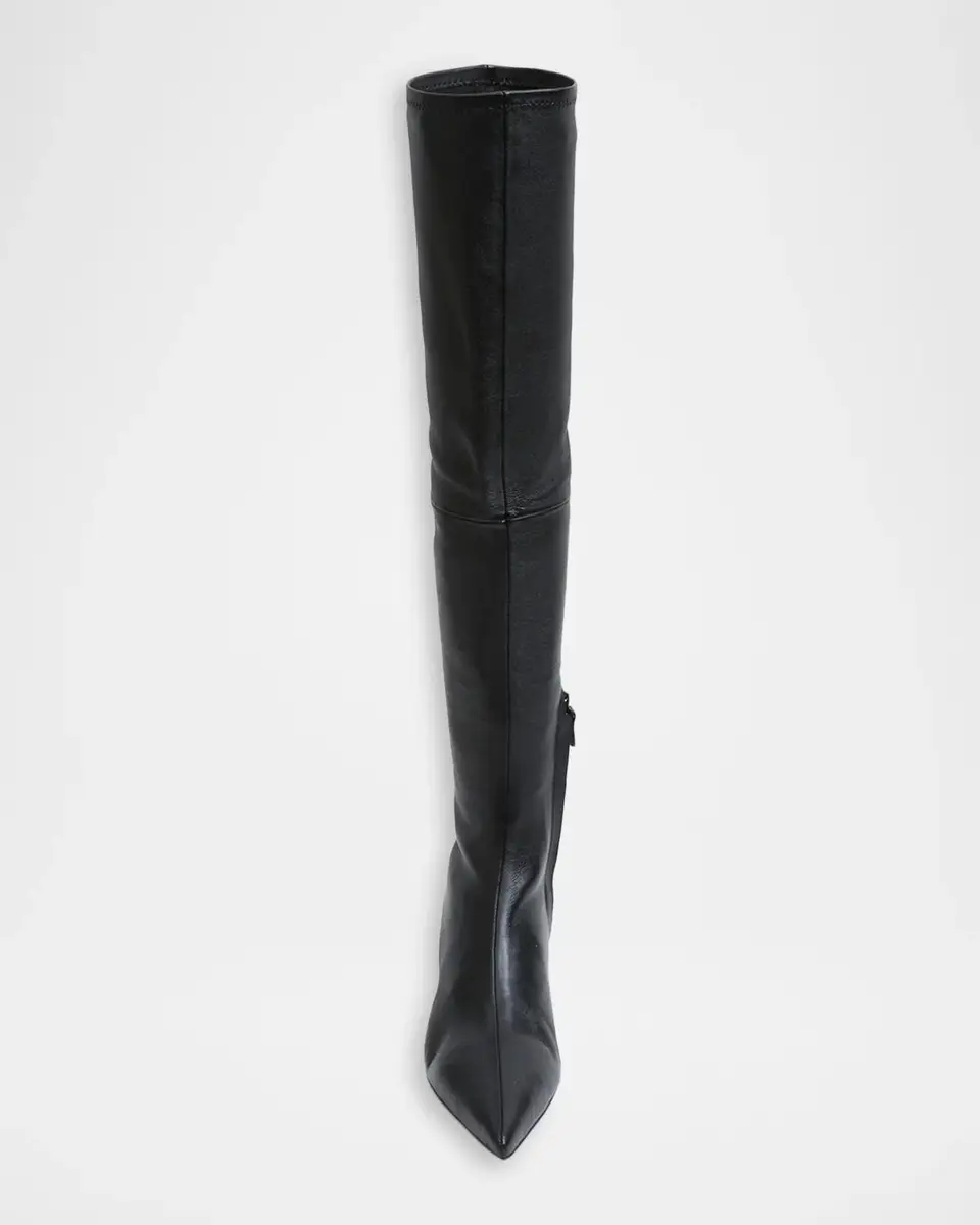 Simkhai 35mm Joni Stretch Leather Over-The-Knee Boots | Thumbnail 2 Simkhai 35mm Joni Stretch Leather Over-The-Knee Boots | Thumbnail 2