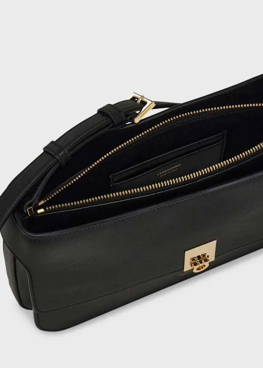 Ferragamo Cara Leather Shoulder Bag | Thumbnail 3