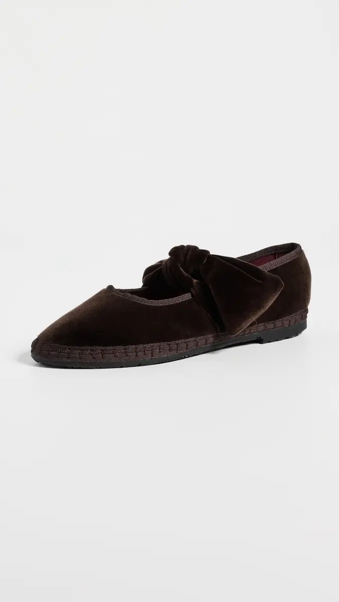 Flabelus Lyra Velvet Flats | Thumbnail 2 Flabelus Lyra Velvet Flats | Thumbnail 2