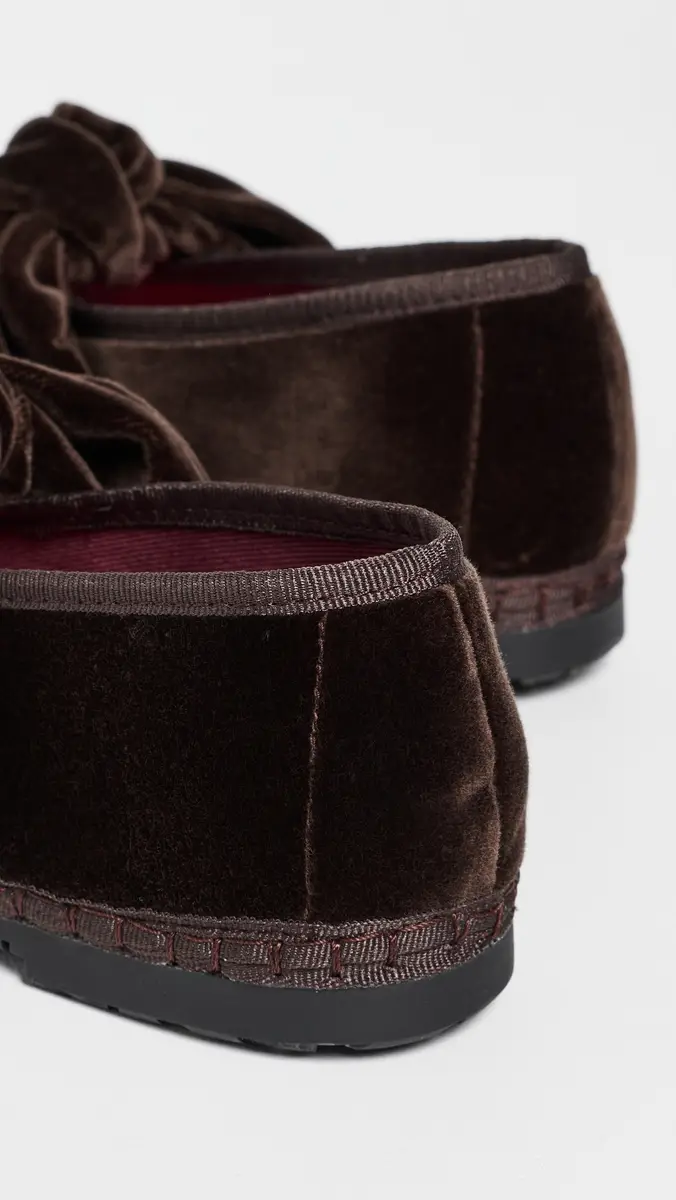 Flabelus Lyra Velvet Flats | Thumbnail 4 Flabelus Lyra Velvet Flats | Thumbnail 4