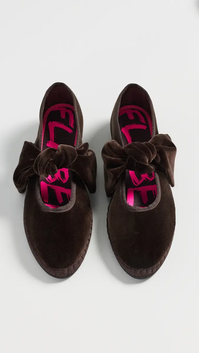 Flabelus Lyra Velvet Flats | Thumbnail 5 Flabelus Lyra Velvet Flats | Thumbnail 5
