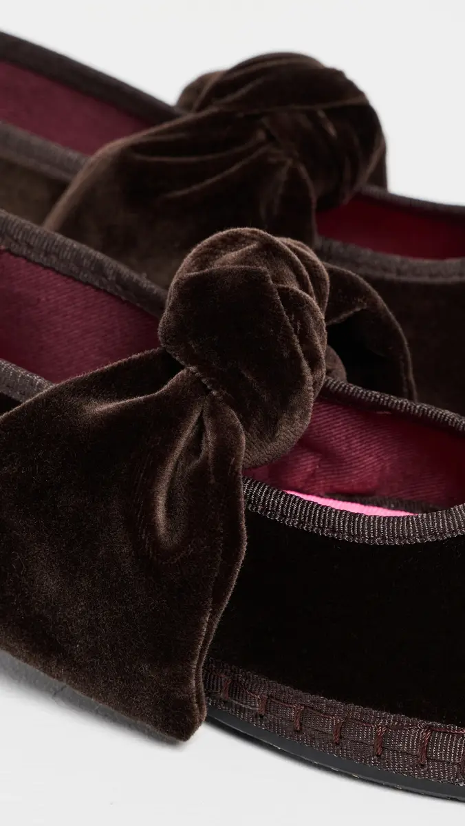 Flabelus Lyra Velvet Flats | Thumbnail 6 Flabelus Lyra Velvet Flats | Thumbnail 6