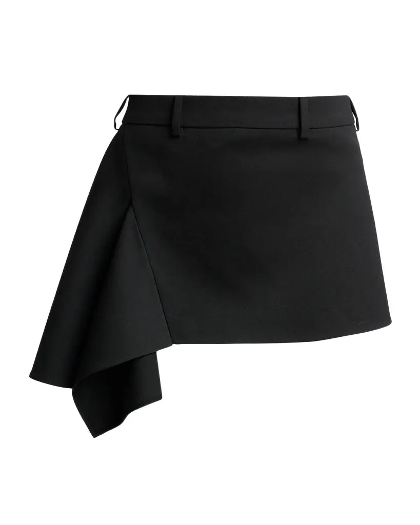Givenchy Asymmetric Slashed Mini Skirt | Image 1 Givenchy Asymmetric Slashed Mini Skirt | Image 1