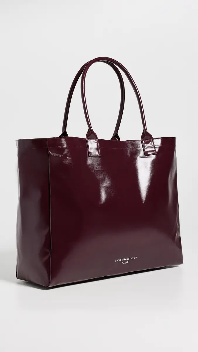 Anine Bing Leo Coated Canvas Tote Bag | Thumbnail 4 Anine Bing Leo Coated Canvas Tote Bag | Thumbnail 4