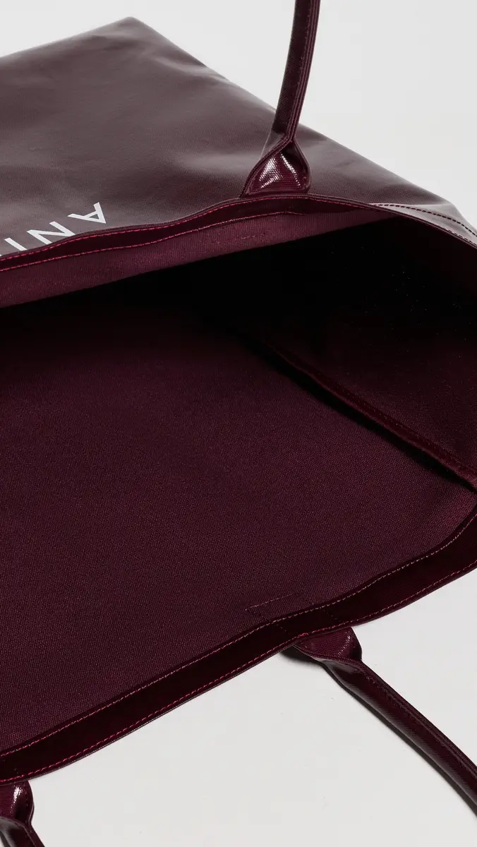 Anine Bing Leo Coated Canvas Tote Bag | Thumbnail 6 Anine Bing Leo Coated Canvas Tote Bag | Thumbnail 6