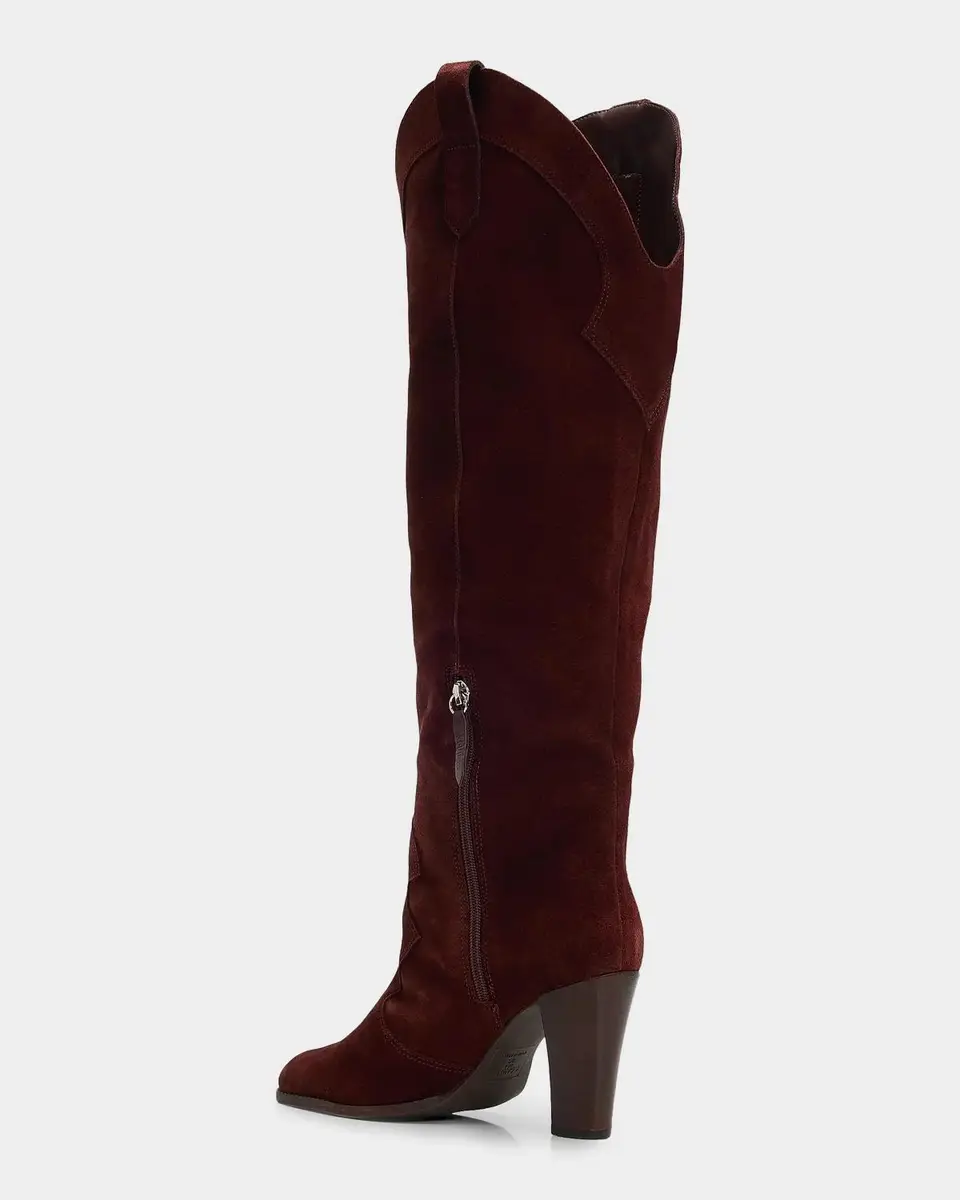Schutz Miller Up 95MM Knee-High Suede Boots | Thumbnail 4 Schutz Miller Up 95MM Knee-High Suede Boots | Thumbnail 4