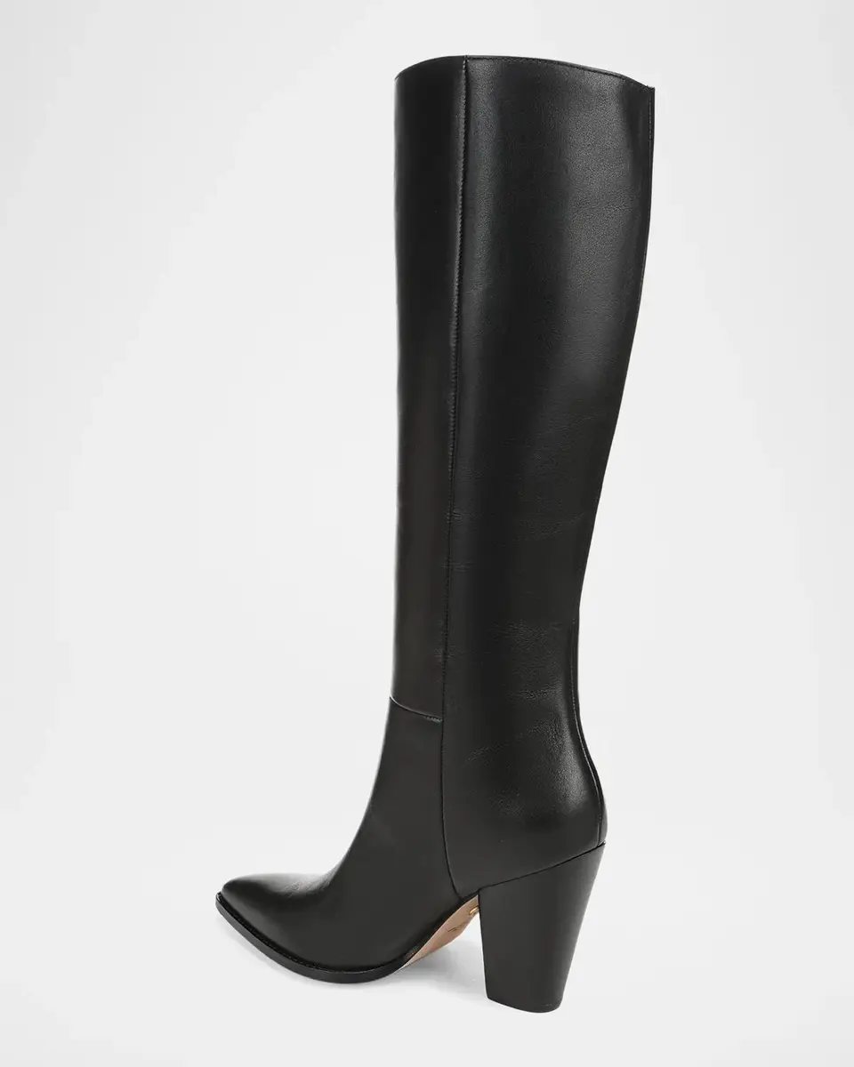 Veronica Beard Levanne 90MM Leather Boots | Thumbnail 3 Veronica Beard Levanne 90MM Leather Boots | Thumbnail 3
