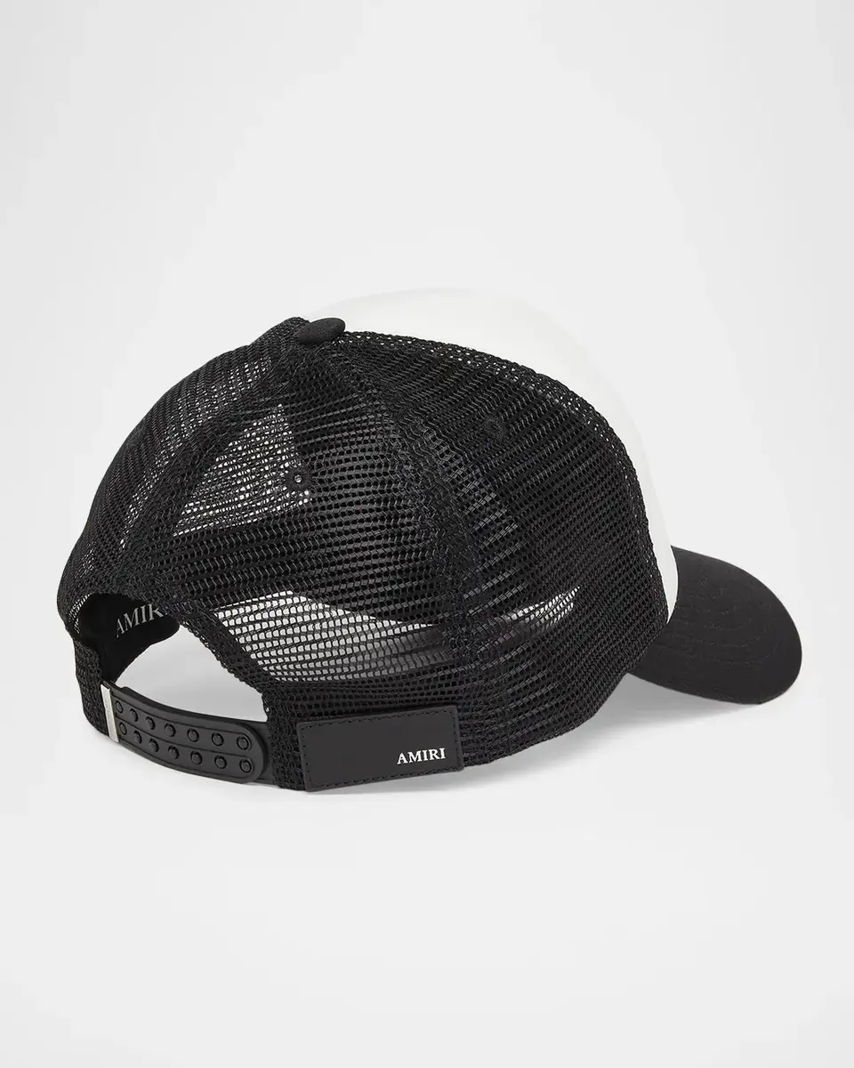 AMIRI Men's Wave Foam Embroidered Logo Trucker Hat | Thumbnail 2 AMIRI Men's Wave Foam Embroidered Logo Trucker Hat | Thumbnail 2