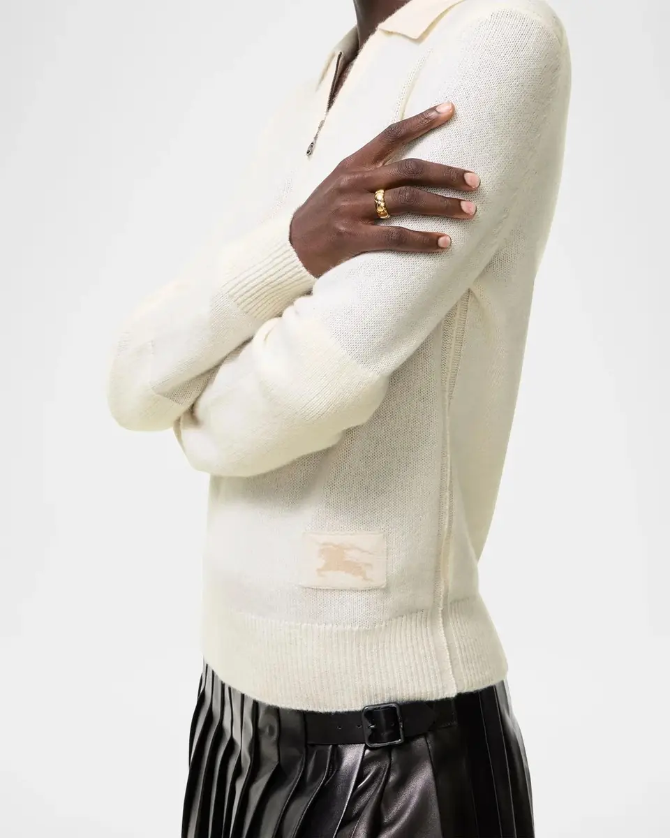 Burberry Cait Cashmere Quarter-Zip Sweater | Thumbnail 3 Burberry Cait Cashmere Quarter-Zip Sweater | Thumbnail 3