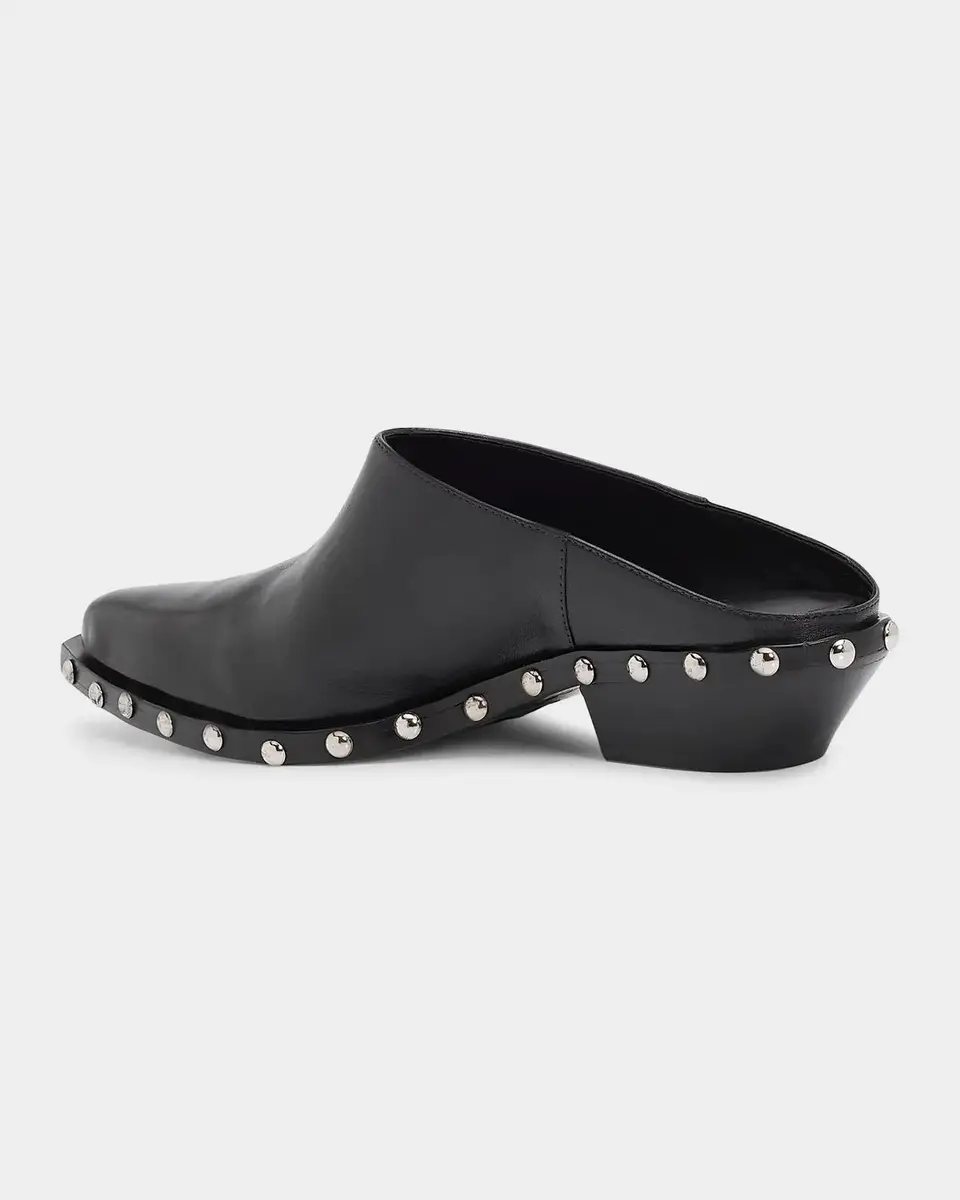 Schutz Taylor 30MM Studded Leather Mules | Thumbnail 2 Schutz Taylor 30MM Studded Leather Mules | Thumbnail 2