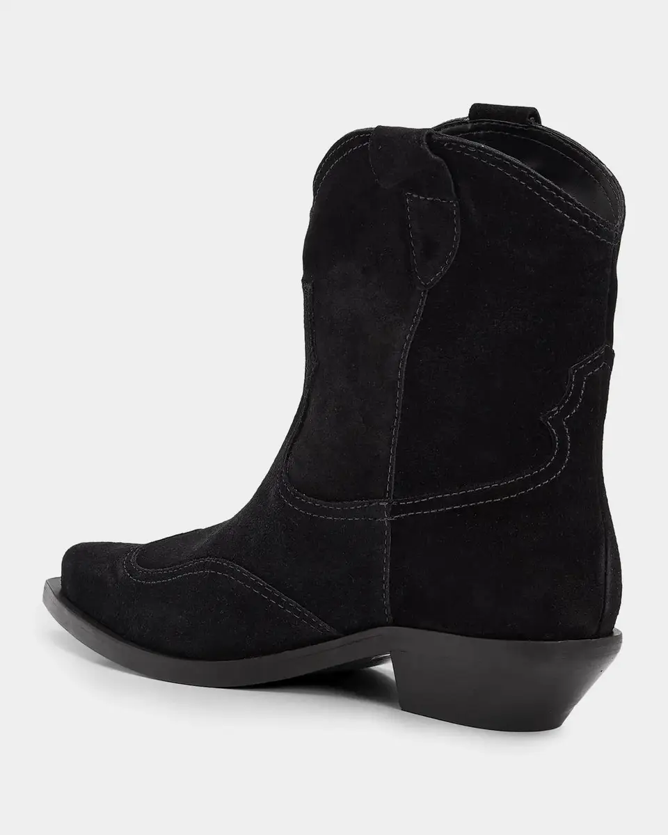 Schutz Nash 30MM Suede Ankle Boots | Thumbnail 4 Schutz Nash 30MM Suede Ankle Boots | Thumbnail 4