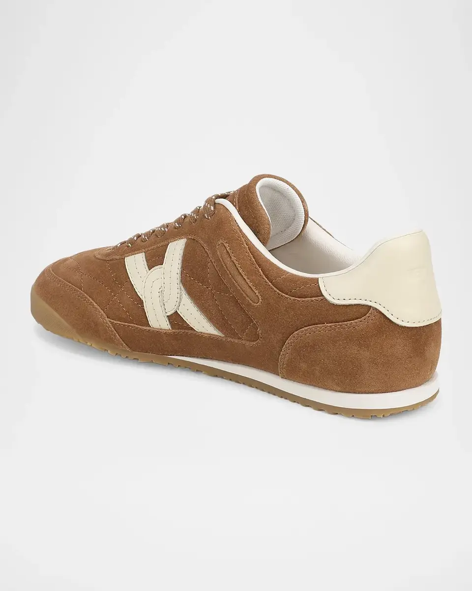 Veronica Beard Natalia Mixed Leather Low-Top Sneakers | Thumbnail 3 Veronica Beard Natalia Mixed Leather Low-Top Sneakers | Thumbnail 3