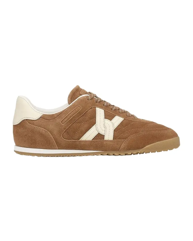 Veronica Beard Natalia Mixed Leather Low-Top Sneakers