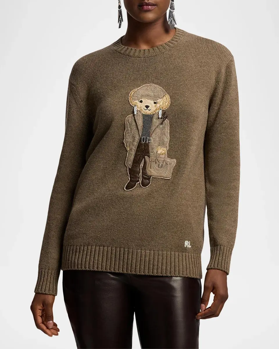 Ralph Lauren Collection Fall Polo Bear Cashmere Sweater | Thumbnail 4 Ralph Lauren Collection Fall Polo Bear Cashmere Sweater | Thumbnail 4