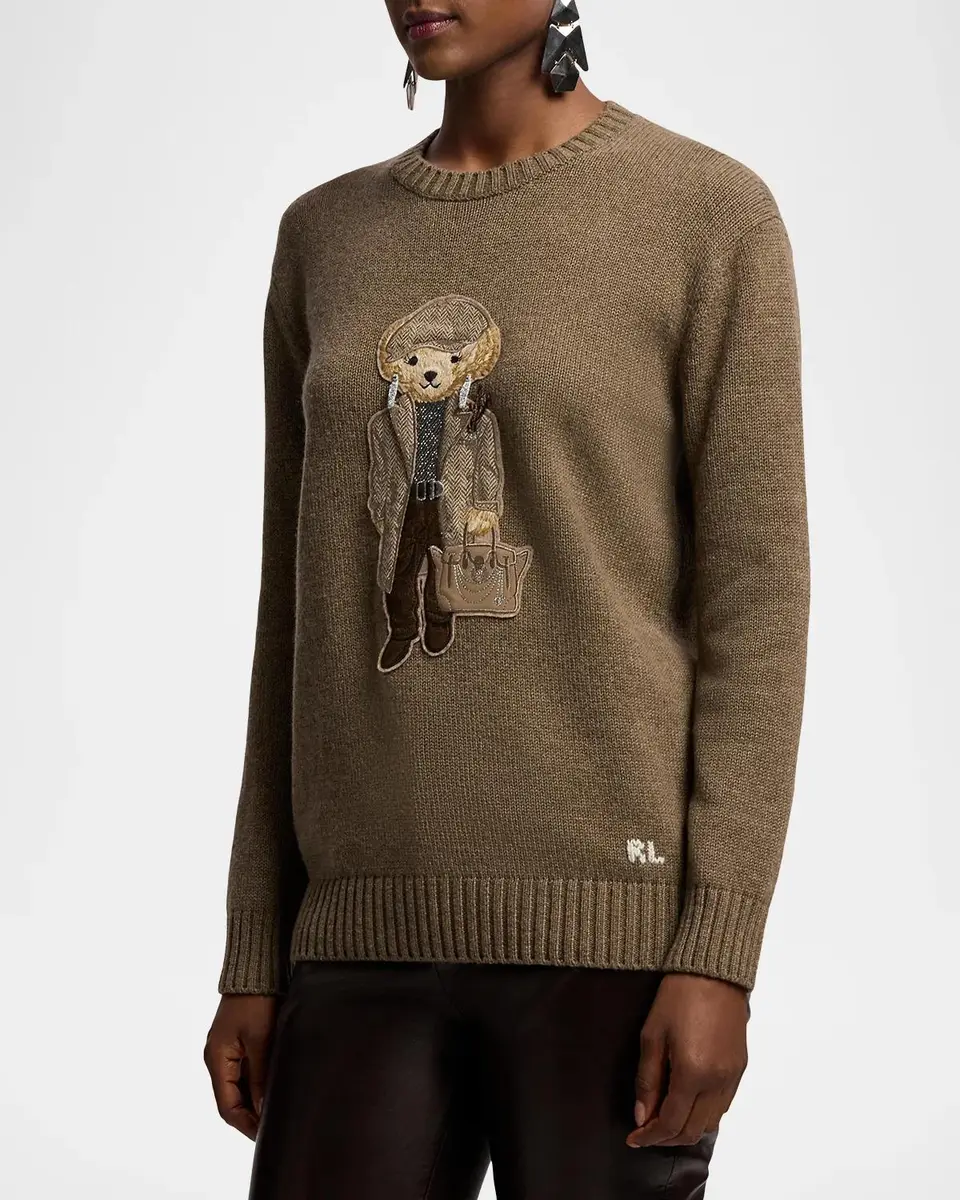 Ralph Lauren Collection Fall Polo Bear Cashmere Sweater | Thumbnail 6 Ralph Lauren Collection Fall Polo Bear Cashmere Sweater | Thumbnail 6