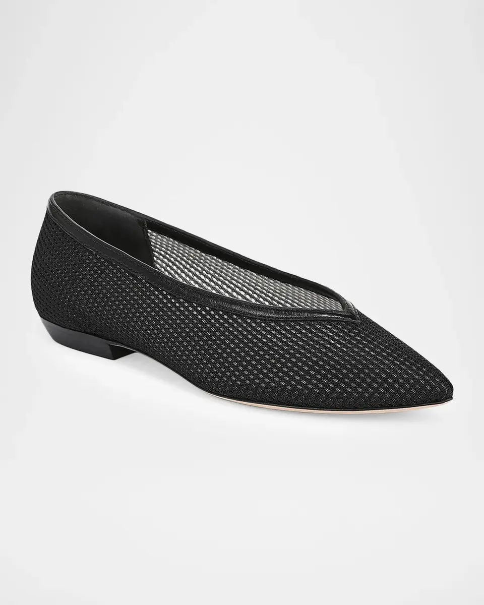 Veronica Beard Bancroft Mesh Ballerina Flats | Thumbnail 2 Veronica Beard Bancroft Mesh Ballerina Flats | Thumbnail 2