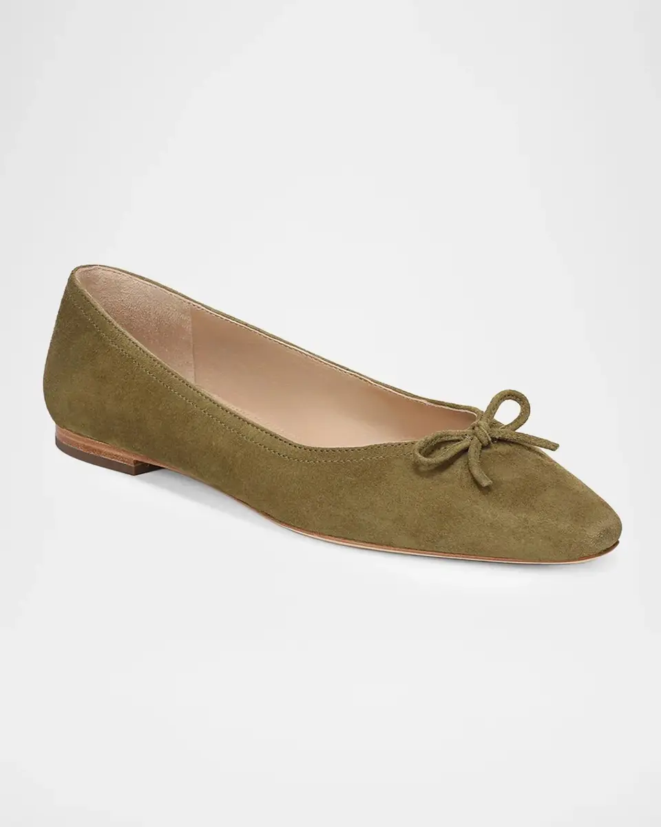 Veronica Beard Cailey Suede Ballerina Flats | Thumbnail 2 Veronica Beard Cailey Suede Ballerina Flats | Thumbnail 2