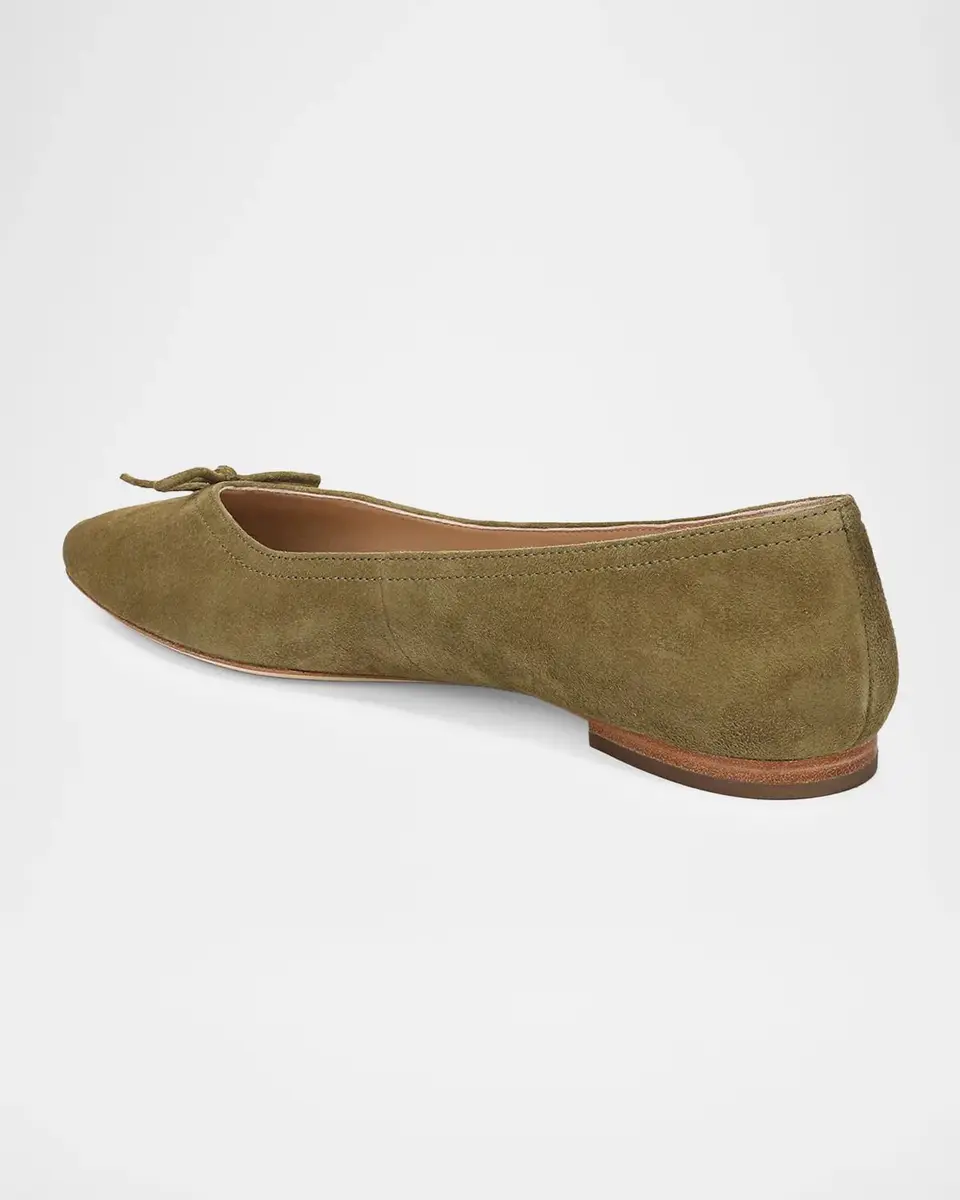 Veronica Beard Cailey Suede Ballerina Flats | Thumbnail 3 Veronica Beard Cailey Suede Ballerina Flats | Thumbnail 3