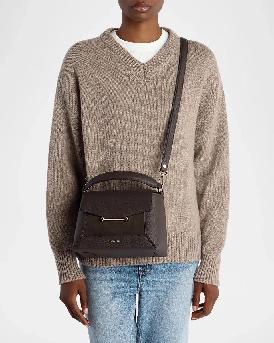 Strathberry Mosaic Grain Leather Top-Handle Bag | Thumbnail 2 Strathberry Mosaic Grain Leather Top-Handle Bag | Thumbnail 2