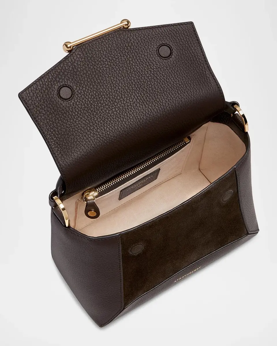 Strathberry Mosaic Grain Leather Top-Handle Bag | Thumbnail 4 Strathberry Mosaic Grain Leather Top-Handle Bag | Thumbnail 4
