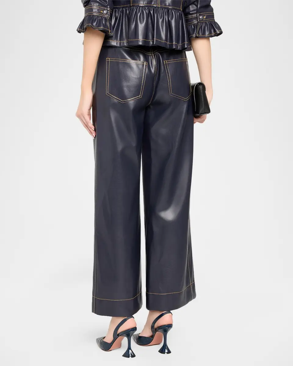 Cinq à Sept Faux-Leather Betsy Pants | Thumbnail 3