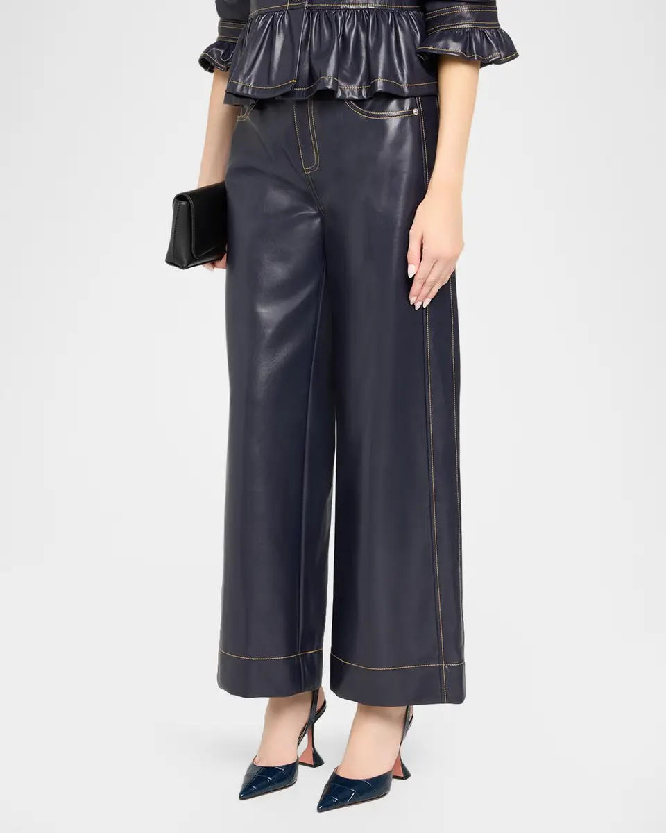 Cinq à Sept Faux-Leather Betsy Pants | Thumbnail 4