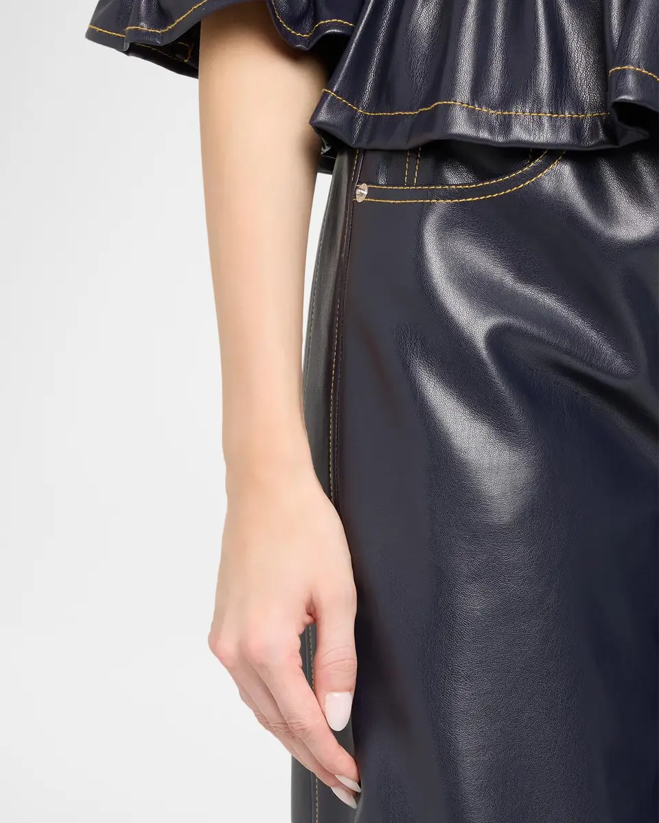 Cinq à Sept Faux-Leather Betsy Pants | Thumbnail 5
