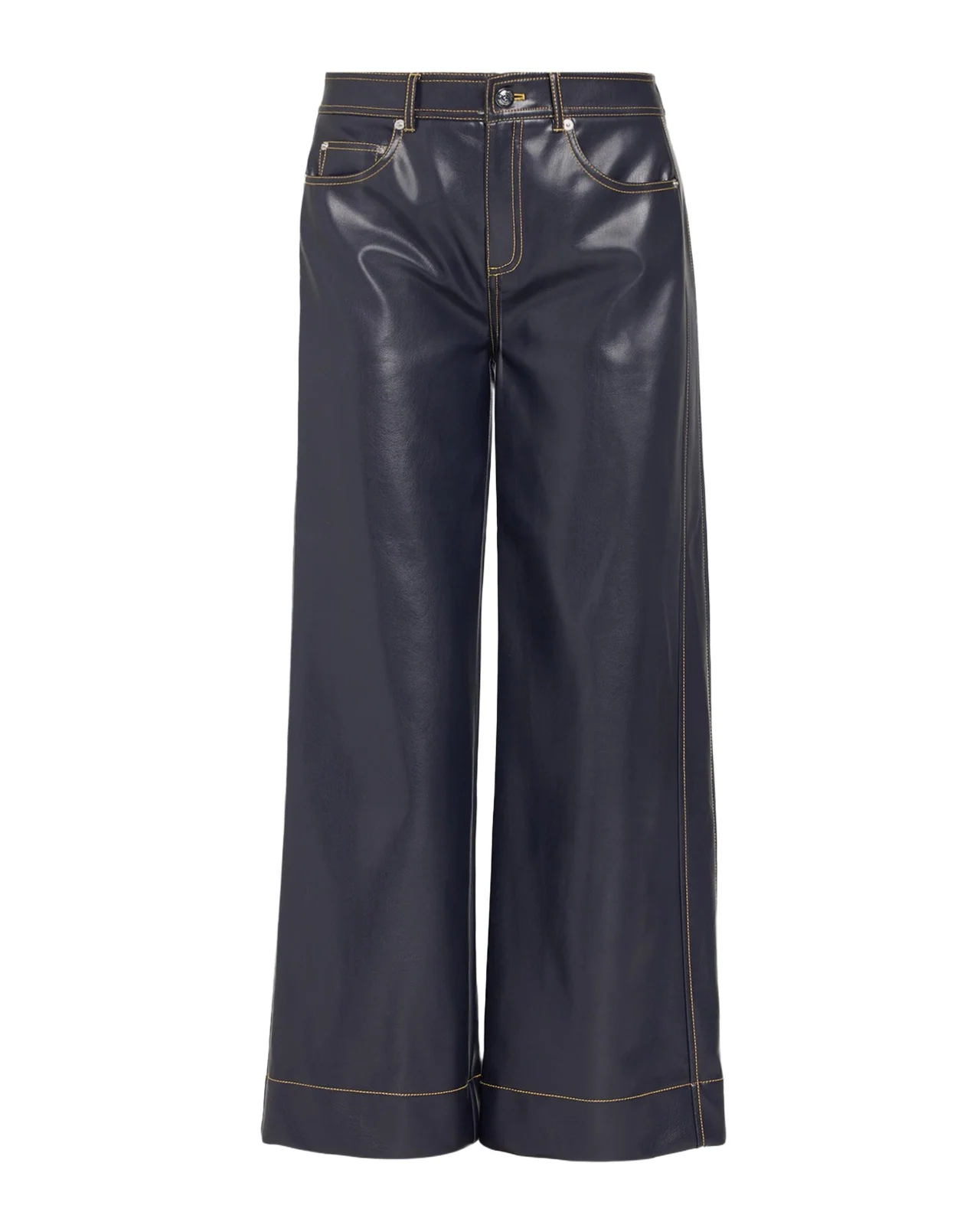 Faux-Leather Betsy Pants
