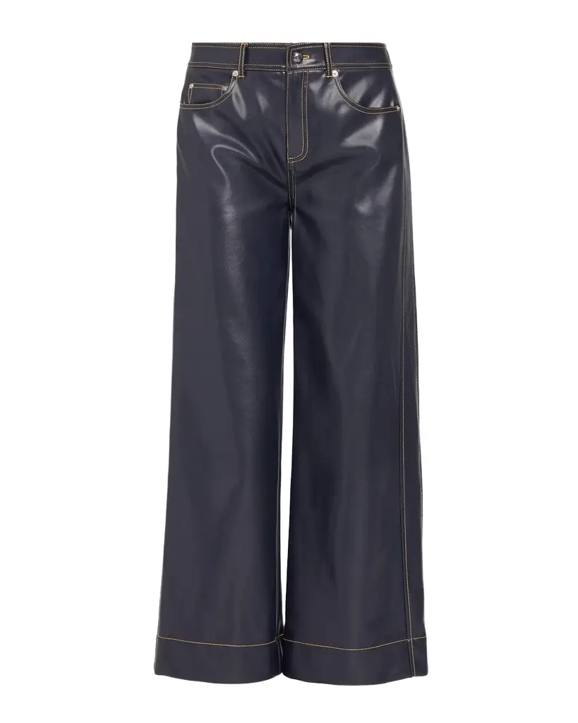 Cinq à Sept Faux-Leather Betsy Pants