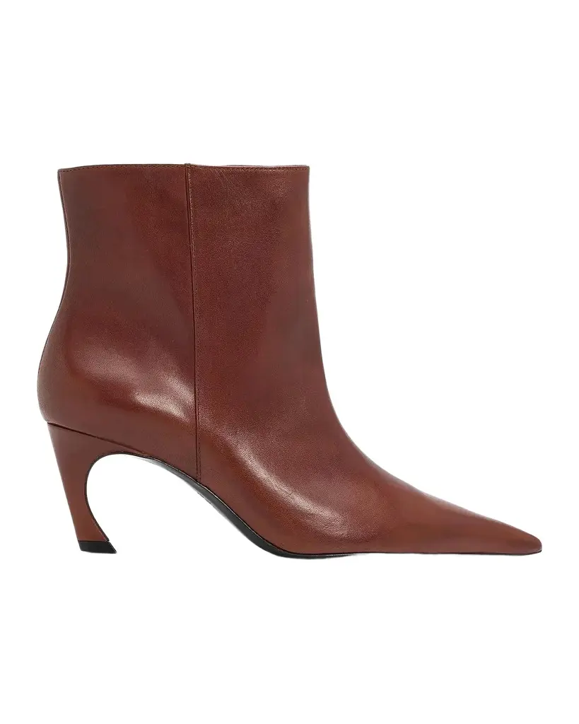 Schutz 75mm Lexi Leather Ankle Boots