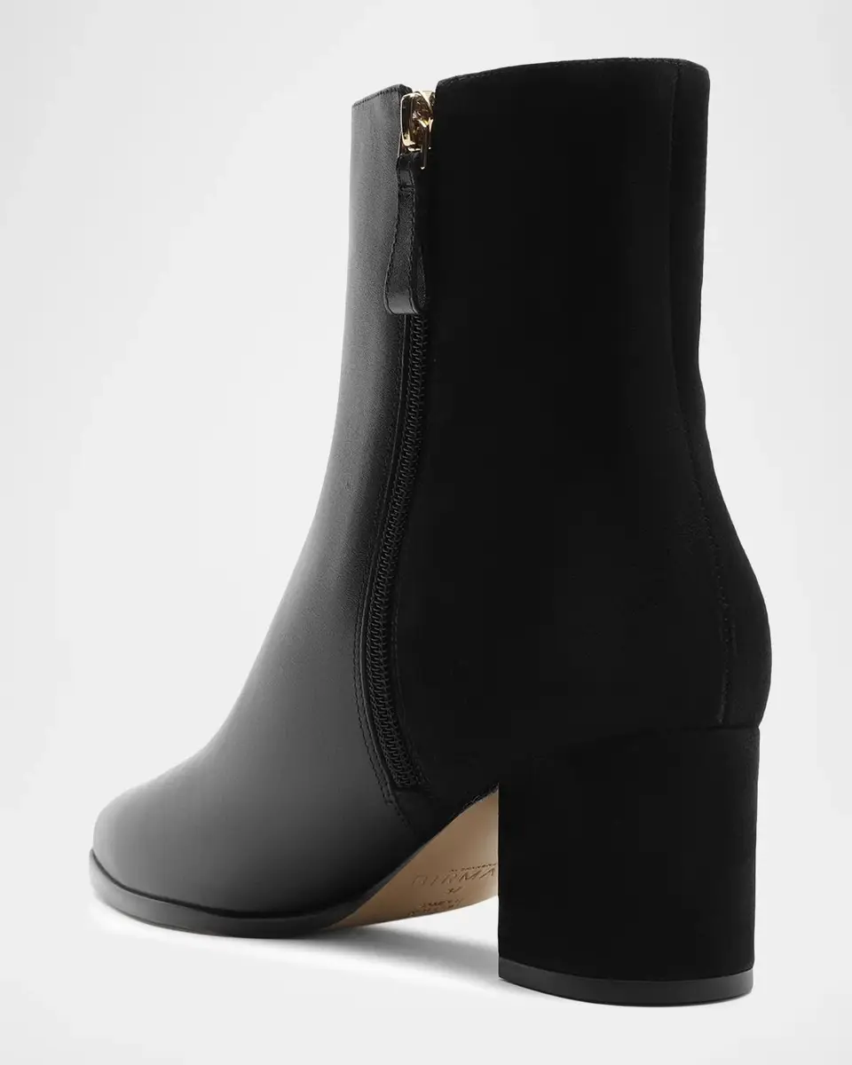 Alexandre Birman 60mm Jesse Mixed Leather Booties | Thumbnail 2 Alexandre Birman 60mm Jesse Mixed Leather Booties | Thumbnail 2
