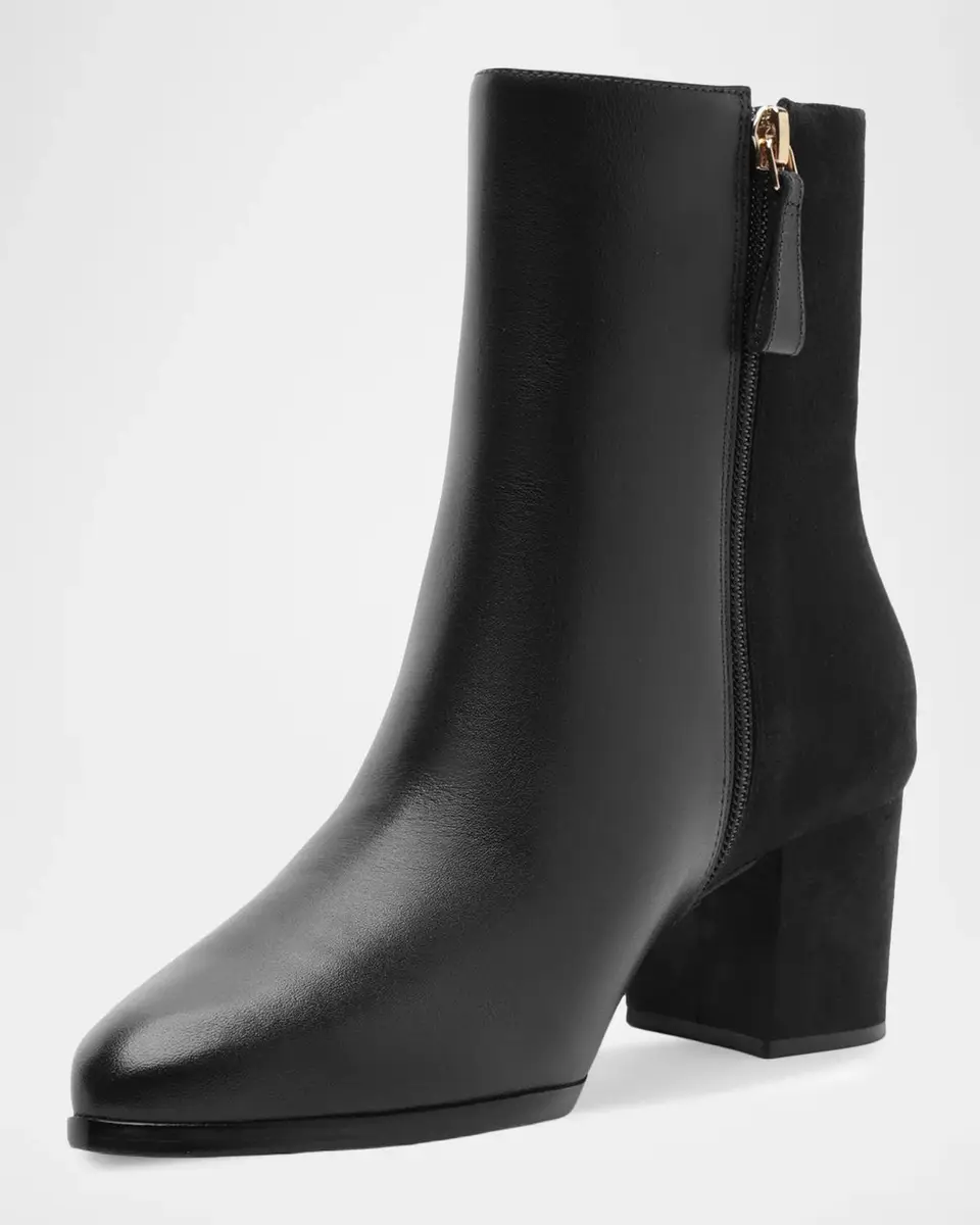 Alexandre Birman 60mm Jesse Mixed Leather Booties | Thumbnail 6 Alexandre Birman 60mm Jesse Mixed Leather Booties | Thumbnail 6