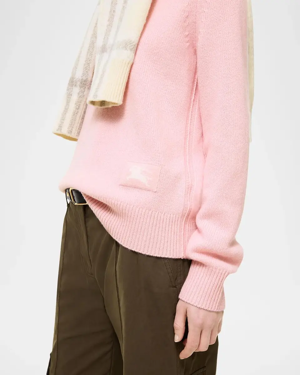 Burberry Constance Cashmere Crewneck Sweater | Thumbnail 3 Burberry Constance Cashmere Crewneck Sweater | Thumbnail 3