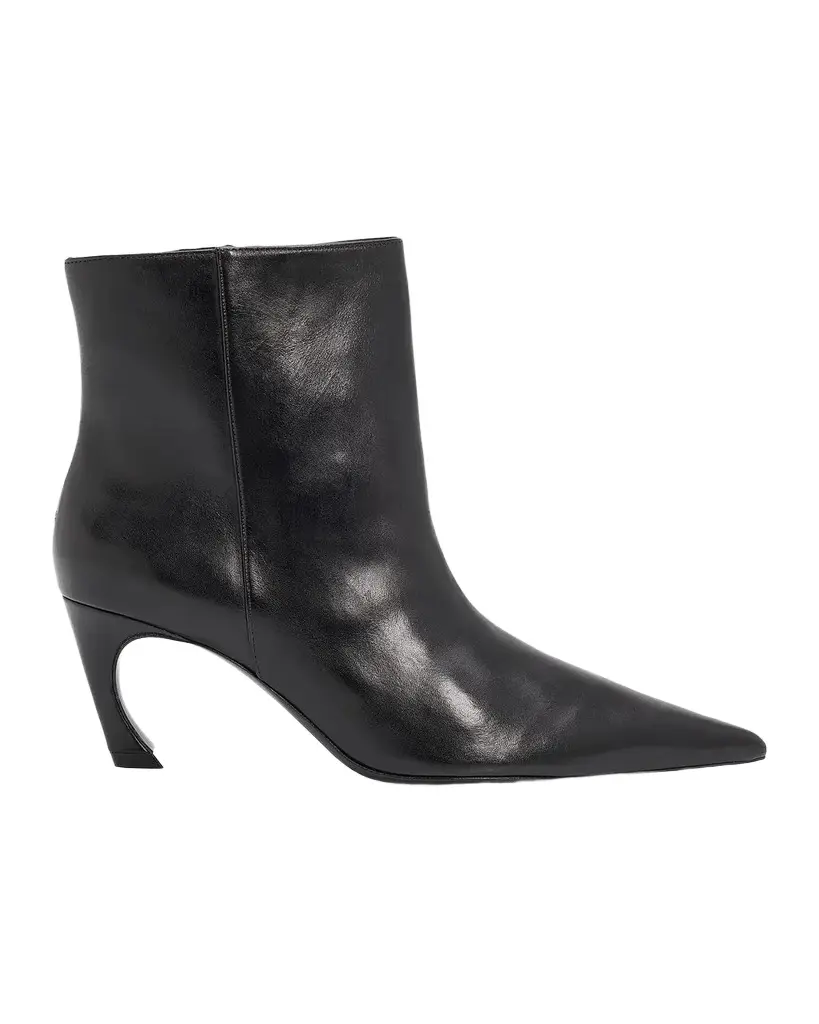 Schutz 75mm Lexi Leather Ankle Boots