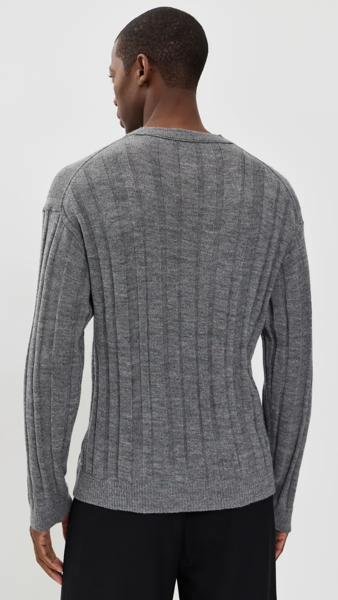 Helmut Lang Rib Crew Sweater | Thumbnail 3 Helmut Lang Rib Crew Sweater | Thumbnail 3