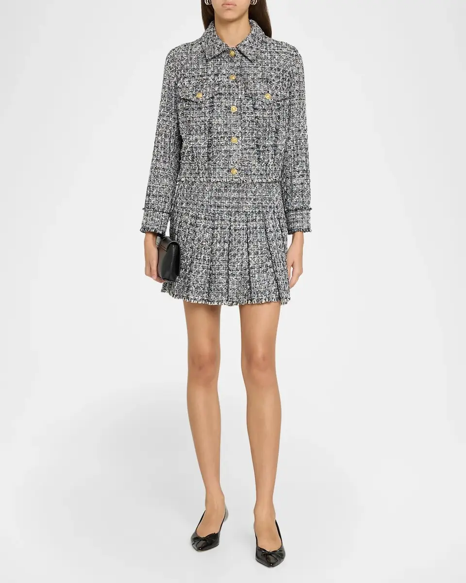 Alice + Olivia Carter Stitch Pleated Mini Skirt | Thumbnail 2 Alice + Olivia Carter Stitch Pleated Mini Skirt | Thumbnail 2