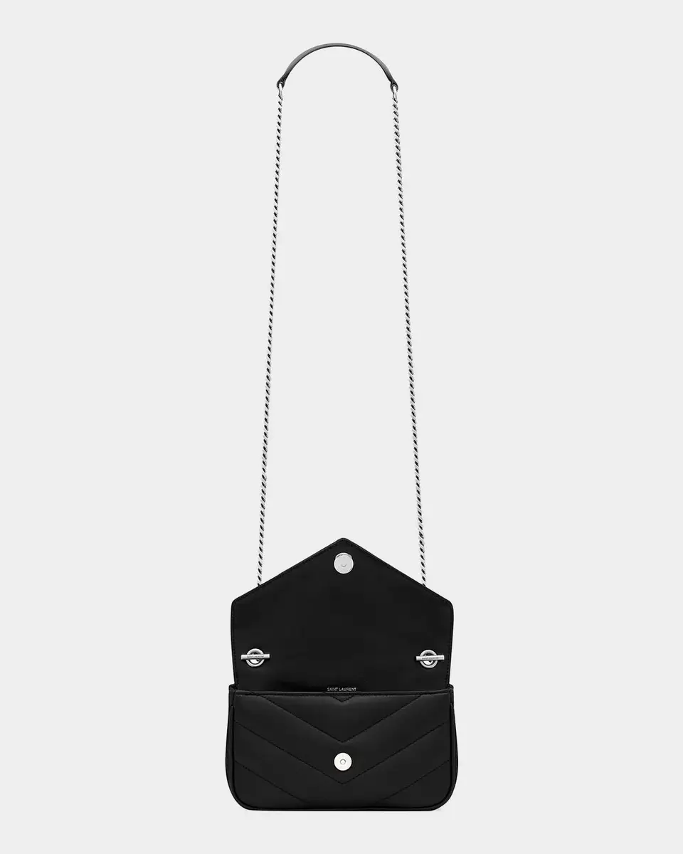 Saint Laurent Loulou Mini Quilted Leather Crossbody Bag | Thumbnail 4 Saint Laurent Loulou Mini Quilted Leather Crossbody Bag | Thumbnail 4