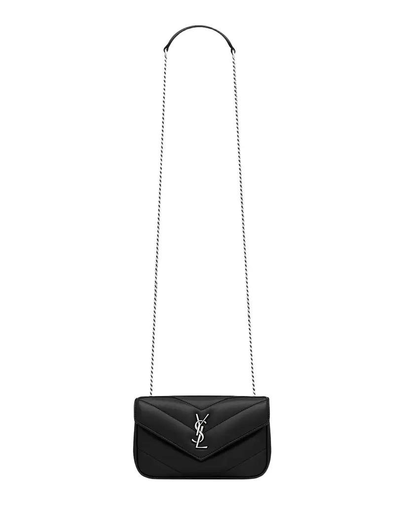 Saint Laurent Loulou Mini Quilted Leather Crossbody Bag | Image 1 Saint Laurent Loulou Mini Quilted Leather Crossbody Bag | Image 1
