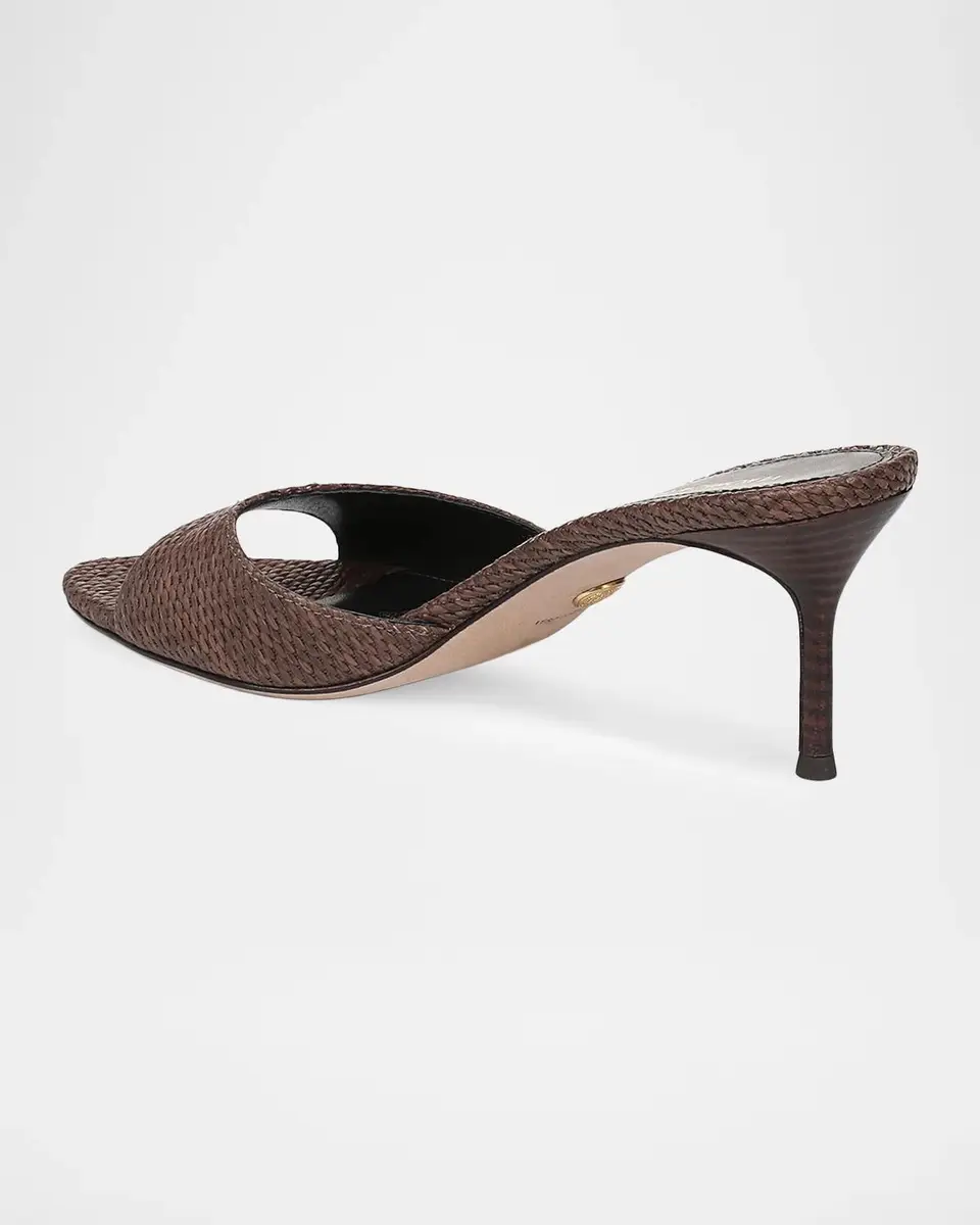 Veronica Beard 65mm Tia Raffia Sandals | Thumbnail 3