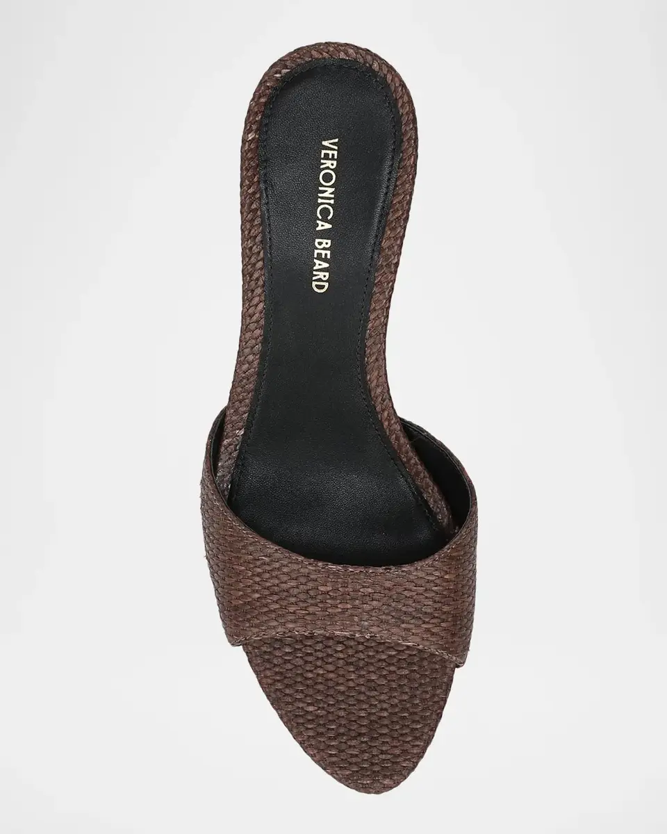 Veronica Beard 65mm Tia Raffia Sandals | Thumbnail 4