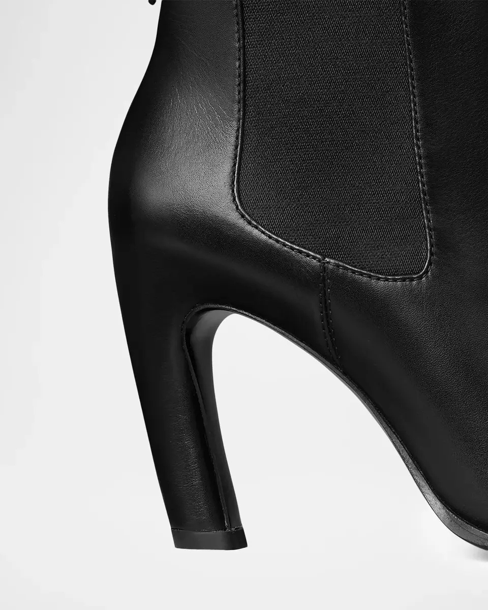 Tory Burch 85mm Romy Leather Chelsea Booties | Thumbnail 3 Tory Burch 85mm Romy Leather Chelsea Booties | Thumbnail 3