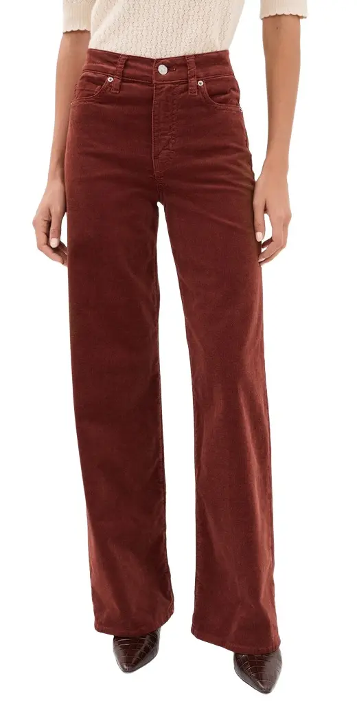 Frame Le Slim Palazzo Corduroy Pants | Image 1 Frame Le Slim Palazzo Corduroy Pants | Image 1