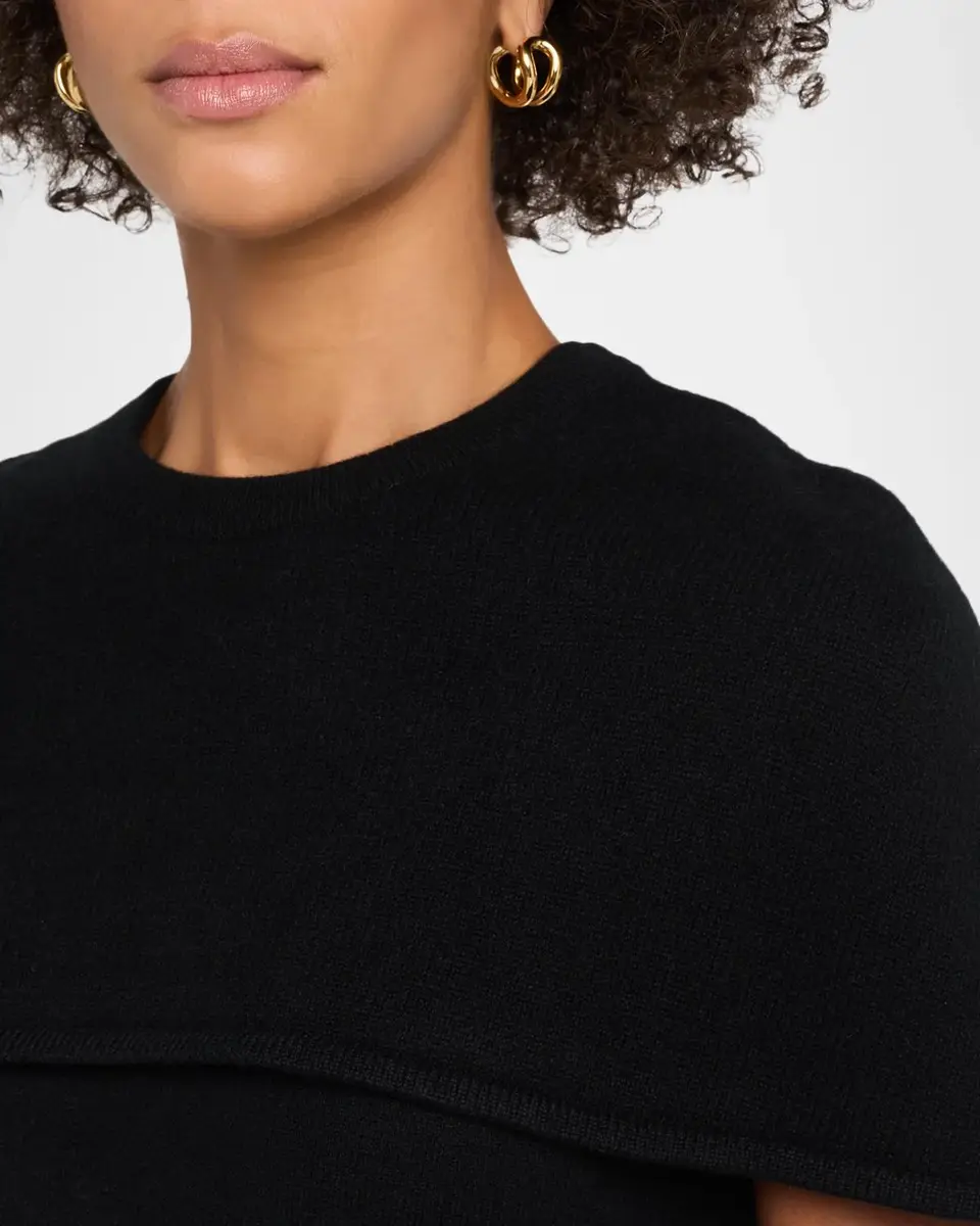 Simkhai Yuki Short-Sleeve Cashmere Cape Top | Thumbnail 5 Simkhai Yuki Short-Sleeve Cashmere Cape Top | Thumbnail 5