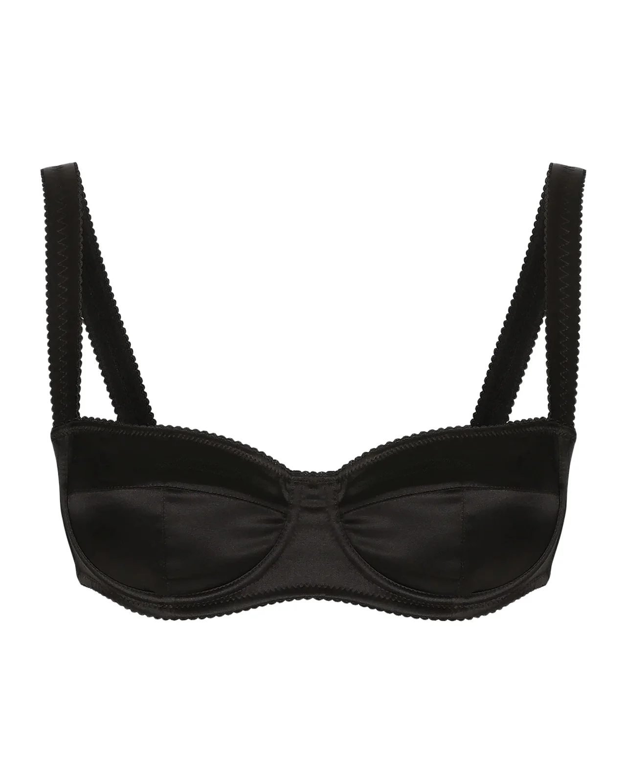 Dolce & Gabbana Semi-Padded Satin Balconette Bra
