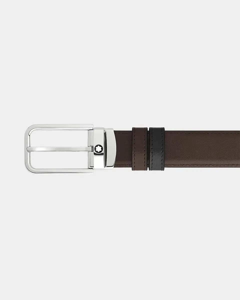 Montblanc Reversible Two-Tone Leather Belt | Thumbnail 5 Montblanc Reversible Two-Tone Leather Belt | Thumbnail 5