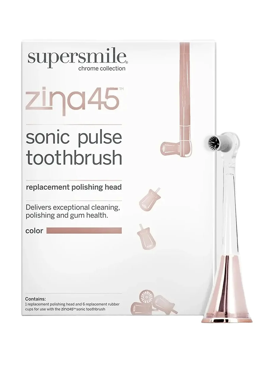 supersmile Zina45 Sonic Pulse Toothbrush Replacement Polishing Head