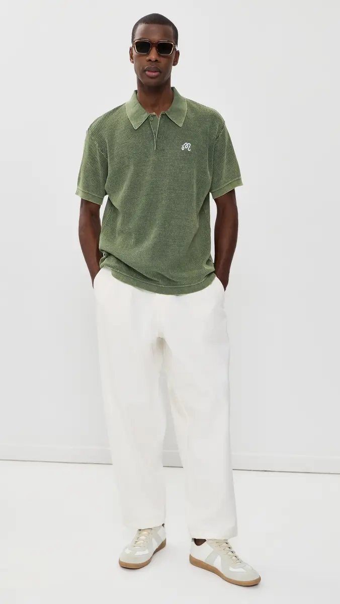 Malbon Brickwork Knit Polo | Thumbnail 5 Malbon Brickwork Knit Polo | Thumbnail 5