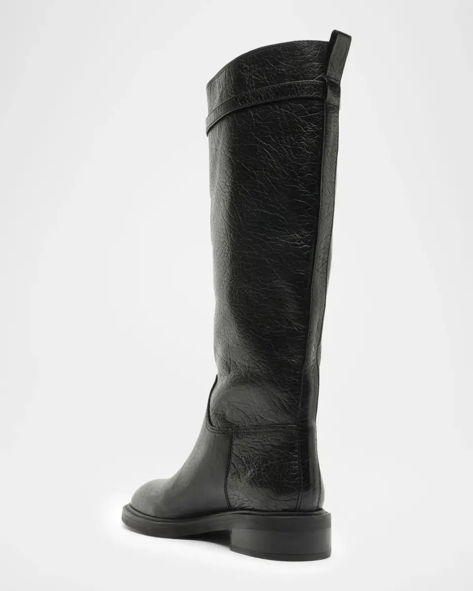 Schutz 35mm Bianca Crinkled Leather Knee-High Boots | Thumbnail 3 Schutz 35mm Bianca Crinkled Leather Knee-High Boots | Thumbnail 3